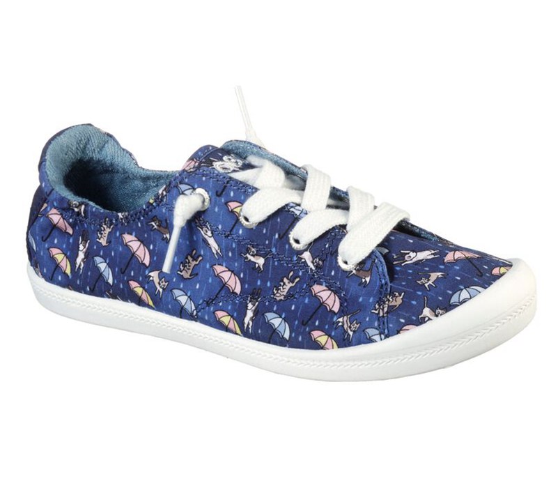 Skechers Dam Marinblå/Olika Färger Slip On - Bobs Beach Bingo - Puddle Pals - Sverige (JFVGP-6103)